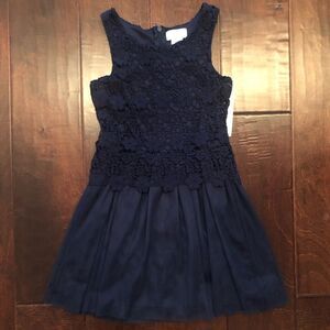 Girls crochet tulle dress